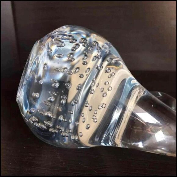 Vintage MCM Art Glass Swan Paperweight - Picture 7 of 7